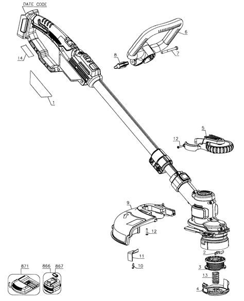 parts for a black and decker weed eater